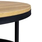 Compacte ronde salontafel - 60 cm - multifunctioneel - in..., Huis en Inrichting, Tafels | Salontafels, 50 tot 100 cm, Rond, Nieuw
