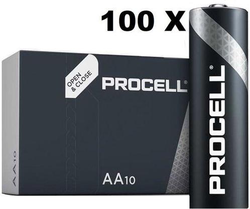 100 Duracell Procell Batterijen - AA, Audio, Tv en Foto, Accu's en Batterijen, Nieuw, Verzenden