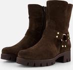 Gabor Enkellaarsjes bruin Suede - Dames - Maat 39 (Mode), Kleding | Dames, Schoenen, Verzenden, Nieuw