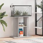 vidaXL Aquariumstandaard 60x30x60 cm bewerkt hout grijs, Verzenden, Nieuw