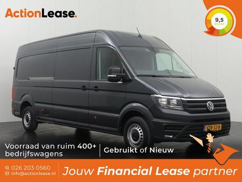Volkswagen Crafter Bestelbus L4 H3 2023 Diesel Automaat, Auto's, Volkswagen, Dealer onderhouden, Te koop, Zwart, Automaat, Financial lease