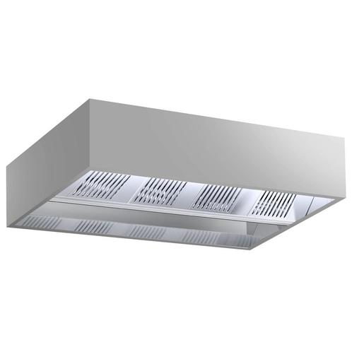 GGM Gastro | Inductie plafond afzuigkap - 2500mm - met |, Witgoed en Apparatuur, Afzuigkappen, Inbouw, 800 m³ per uur of meer