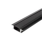 Zwart inbouw profiel Aluminium 2 meter Compleet incl. zwarte, Huis en Inrichting, Lampen | Overige, Ophalen of Verzenden, Nieuw