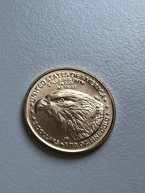 Verenigde Staten. 5 Dollars 2021 Gold American Eagle, 22k, Postzegels en Munten, Munten | Europa | Niet-Euromunten