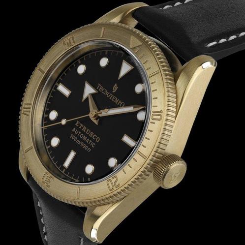 Tecnotempo - Automatic - Bronze Etrusco - Limited Edition, Sieraden, Tassen en Uiterlijk, Horloges | Heren
