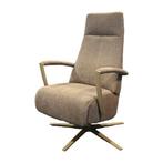 Draaifauteuil Carrera in stof met SHOWROOMKORTING, Minder dan 75 cm, Stof, Nieuw, Ophalen of Verzenden