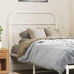 vidaXL Hoofdbord 80 cm metaal wit, Verzenden, Nieuw, Wit, Metaal