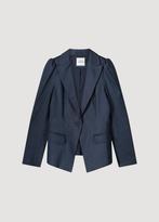 -50% Summum  Summum R linen blend navy  maat 36, Kleding | Dames, Jasjes, Kostuums en Pakken, Verzenden, Nieuw, Blauw
