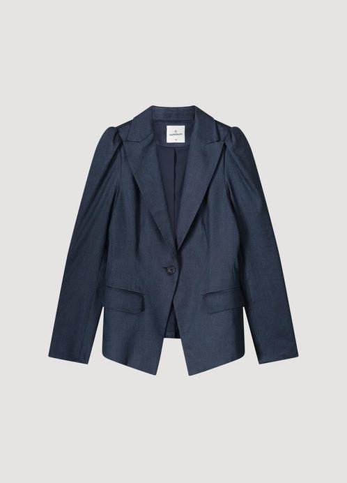 -50% Summum  Summum R linen blend navy  maat 36, Kleding | Dames, Jasjes, Kostuums en Pakken, Blauw, Nieuw, Verzenden