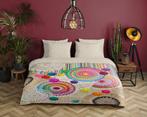 HIP Dekbedovertrek Inessa - Multi - (140x200 cm), Huis en Inrichting, Woonaccessoires | Overige, Verzenden, Nieuw