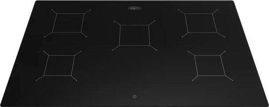 2dekans | Boretti MLHBI805 kookplaat Zwart Ingebouwd 80 cm, Witgoed en Apparatuur, Kookplaten, Zo goed als nieuw, Ophalen of Verzenden