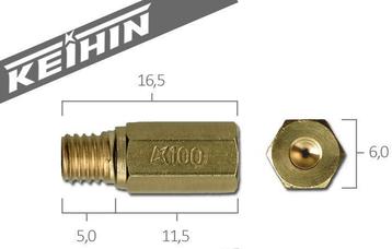 Keihin Originele hoofdsproeier voor Keihin Carburateur PWK/P beschikbaar voor biedingen