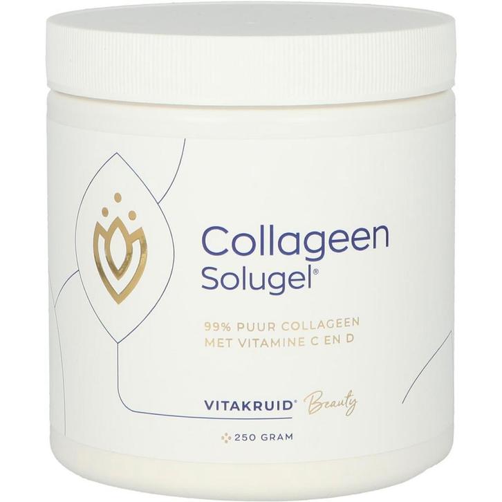 VitaKruid Collageen Solugel poeder - 250 gram, Sport en Fitness, Gezondheidsproducten en Wellness, Verzenden