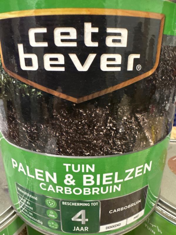 Ceta Bever Carbobruin dekkend mat - 2,5 liter, Doe-het-zelf en Verbouw, Verf, Beits en Lak, Verf, Bruin, Nieuw, Minder dan 5 liter