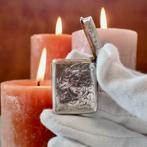 Zilveren luciferdoosje/tondeldoosje | Antiek (vintage), Antiek en Kunst, Ophalen of Verzenden, Zilver