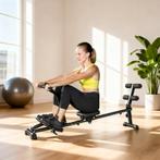 TRUUSK Roeimachine 2-in-1 - Voor Sit-ups - 12-traps Verstelb, Huis en Inrichting, Fauteuils, Verzenden, Nieuw