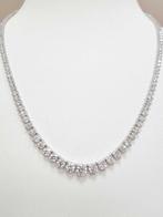 Halsketting - 14 karaat Witgoud - 13.93ct. tw. Diamant, Nieuw