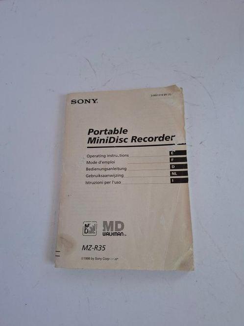 Sony - MZ-R35 Draagbare minidisc speler-recorder, Audio, Tv en Foto, Radio's