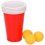 Lifetime Beer pong set - 3 ballen - 6 bekers - 18+ drinks..., Ophalen of Verzenden, Nieuw