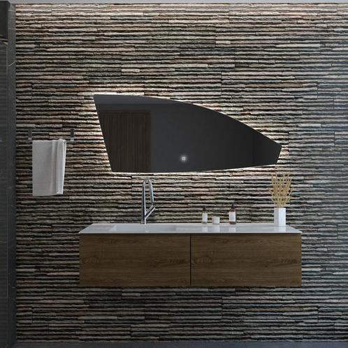 Badkamerspiegel Gliss Design Tartaros 100x50cm, Doe-het-zelf en Verbouw, Sanitair, Bad, Nieuw, Ophalen of Verzenden