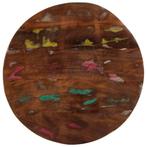 Rond Tafelblad Gerecycled Hout Ã80cm | Tweedekansje | OP., Huis en Inrichting, 50 tot 100 cm, Rustiek, Rond, Nieuw