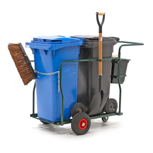 Gebruikte schoonmaakkarren bezemwagen compleet met, Doe-het-zelf en Verbouw, Containers, Ophalen of Verzenden