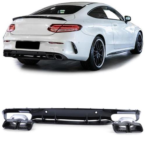 Diffusor Mercedes C205 A205 Coupe / Cabrio 15-19 C63 Design, Auto-onderdelen, Carrosserie en Plaatwerk, Ophalen of Verzenden