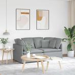 vidaXL Modulaire bank met kussens stof lichtgrijs, Huis en Inrichting, Banken | Bankstellen, Verzenden, Nieuw, Stof