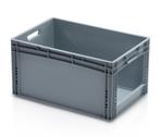 Magazijnbak 600x400x320mm met grijpopening, stapelbaar,, Doe-het-zelf en Verbouw, Kratten en Dozen, 40 tot 60 cm, 50 tot 75 cm