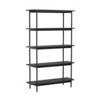 *WOONWINKEL* Openkast Met Vijf Planken Zwart, Verzenden, Nieuw
