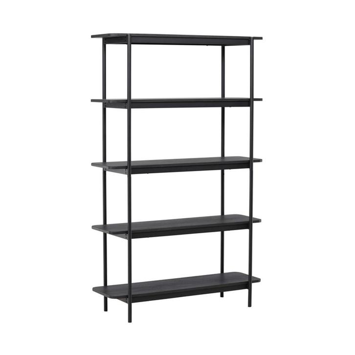 *WOONWINKEL* Openkast Met Vijf Planken Zwart, Huis en Inrichting, Kasten | Boekenkasten, Nieuw, Verzenden