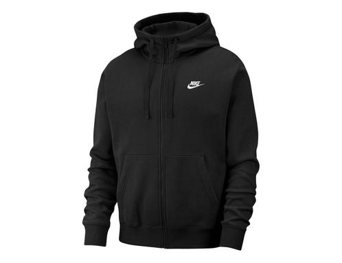 Nike - Sportswear Club Full-Zip Hoodie - Zwart Vest - L, Kleding | Heren, Truien en Vesten