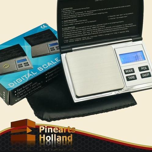 Pocket Precisie Weegschaal 500g x 0.01g, Witgoed en Apparatuur, Weegschalen, Fijner dan 1 gram, Minder dan 10 kg, Overige typen