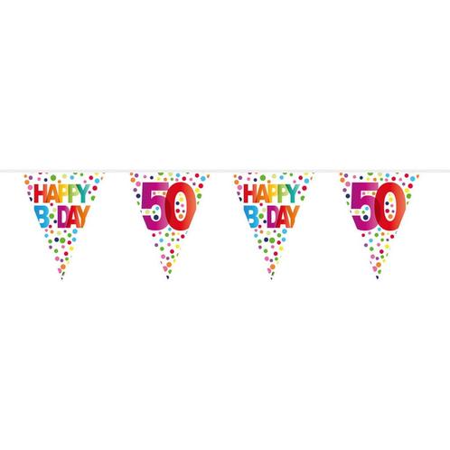 Slingers 50 Jaar Stippen 10m, Hobby en Vrije tijd, Feestartikelen, Nieuw, Verzenden