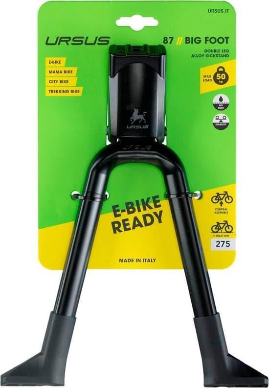 Standaard 2-poot Ursus Big Foot 26 - zwart, Fietsen en Brommers, Fietsaccessoires | Overige Fietsaccessoires, Zo goed als nieuw