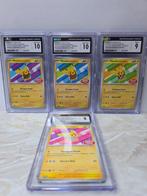 Pokémon - 4 Graded card - Pikachu, Hobby en Vrije tijd, Nieuw
