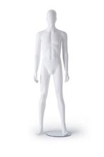 Faceless etalagepop man wit IAN02-MW