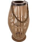 Gardlov bamboe rotan lantaarn groot - Sfeervolle 40 cm la..., Ophalen of Verzenden, Nieuw