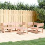 vidaXL 5-delige Loungeset massief douglashout, Verzenden, Nieuw, 5 zitplaatsen, Loungeset