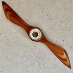 Vliegtuig Propeller - Barometer - Glas, Hout, Messing, Antiek en Kunst