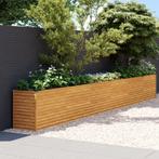 vidaXL Plantenbak verhoogd 578x50x69 cm cortenstaal, Tuin en Terras, Bloembakken en Plantenbakken, 100 cm of meer, Verzenden, Nieuw