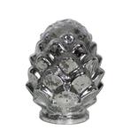 led dennenappel zilver small 17cm*, Huis en Inrichting, Woonaccessoires | Overige, Verzenden, Nieuw