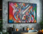Ksavera - Cubism A1419 - abstract painting on XXL canvas