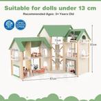 2dekans | Coast Houten Hoekpoppenhuis Groen 87 x 37 x 83 cm, Ophalen of Verzenden, Zo goed als nieuw