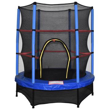 Kinder trampoline met veiligheidsnet - Blauw - 140 cm beschikbaar voor biedingen