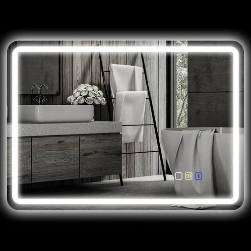 TRUUSK Badkamerspiegel Met Verlichting 50x70 Cm LED Spiegel, Huis en Inrichting, Woonaccessoires | Spiegels, Nieuw, Verzenden
