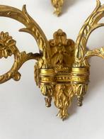 L Pinet - Kandelaar (2) - Verguld brons - Dubbele piano, Antiek en Kunst