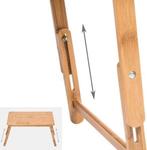 2dekans | Bamboe Bedtafel - Tafeltje - Voor op bed -, Huis en Inrichting, Tafels | Bijzettafels, Ophalen of Verzenden, Zo goed als nieuw