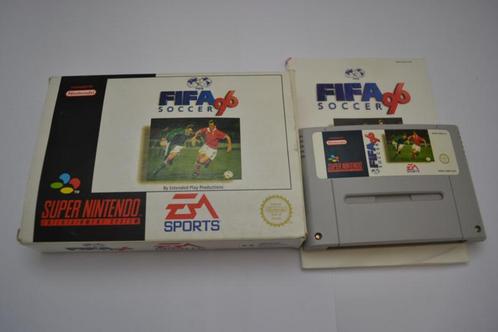 Fifa Soccer 96 (SNES EUR CIB), Spelcomputers en Games, Games | Nintendo Super NES, Zo goed als nieuw, Verzenden