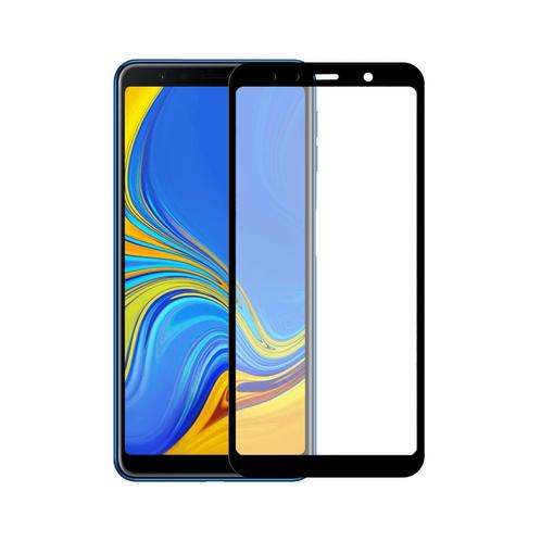 Samsung Galaxy A7 2018 screenprotector gehard glas Edge to, Telecommunicatie, Mobiele telefoons | Toebehoren en Onderdelen, Bescherming
